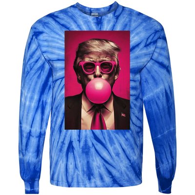 Trump Bubblegum Tie-Dye Long Sleeve Shirt