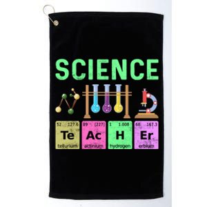 Teacher Back To School Science Platinum Collection Golf Towel