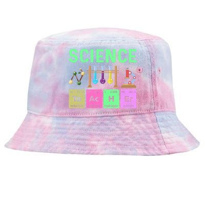 Teacher Back To School Science Tie-Dyed Bucket Hat