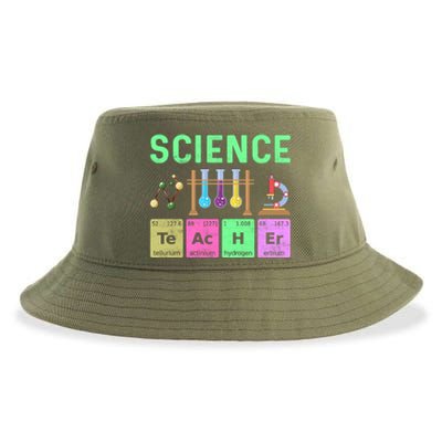 Teacher Back To School Science Sustainable Bucket Hat