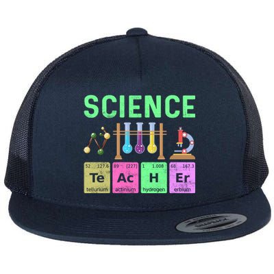 Teacher Back To School Science Flat Bill Trucker Hat