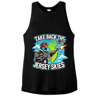 Take Back The Skies New Jersey Mystery Drones Ladies PosiCharge Tri-Blend Wicking Tank