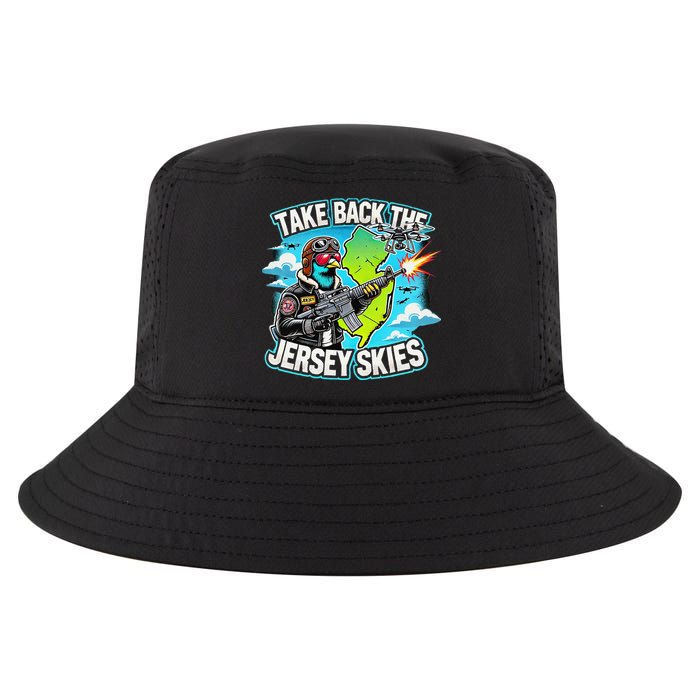 Take Back The Skies New Jersey Mystery Drones Cool Comfort Performance Bucket Hat