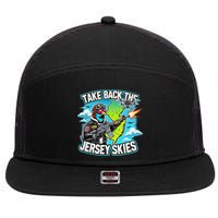Take Back The Skies New Jersey Mystery Drones 7 Panel Mesh Trucker Snapback Hat