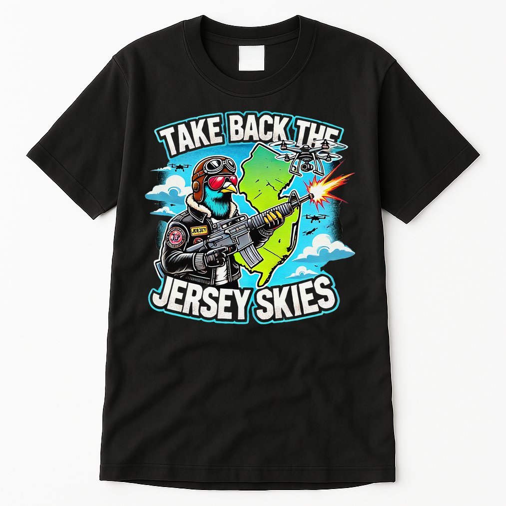 Take Back The Skies New Jersey Mystery Drones Tall T-Shirt