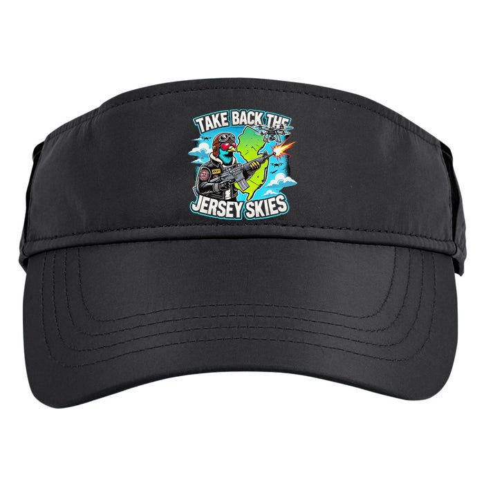 Take Back The Skies New Jersey Mystery Drones Adult Drive Performance Visor