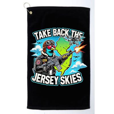 Take Back The Skies New Jersey Mystery Drones Golf Towel