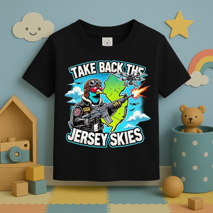 Take Back The Skies New Jersey Mystery Drones Toddler T-Shirt