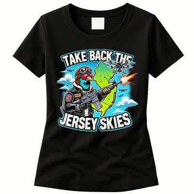 Take Back The Skies New Jersey Mystery Drones Womens T-Shirt