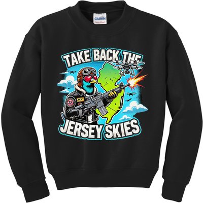 Take Back The Skies New Jersey Mystery Drones Kids Sweatshirt
