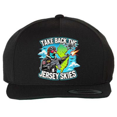 Take Back The Skies New Jersey Mystery Drones Wool Snapback Cap