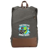 Take Back The Skies New Jersey Mystery Drones Cotton Canvas Backpack