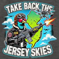 Take Back The Skies New Jersey Mystery Drones Vector Backpack