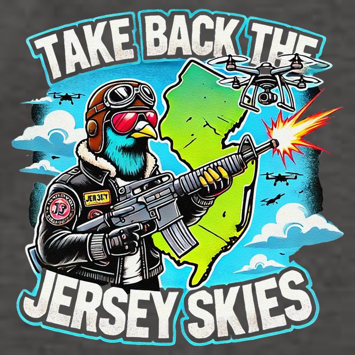 Take Back The Skies New Jersey Mystery Drones Vector Backpack