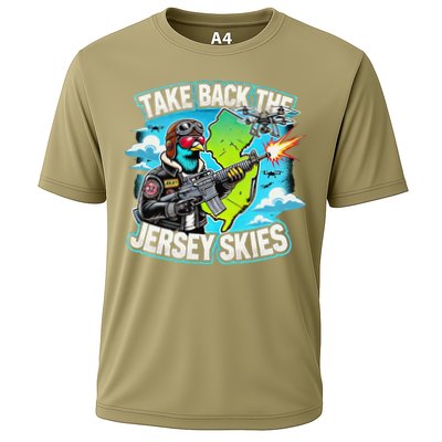 Take Back The Skies New Jersey Mystery Drones Cooling Performance Crew T-Shirt