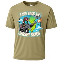 Take Back The Skies New Jersey Mystery Drones Cooling Performance Crew T-Shirt