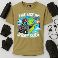 Take Back The Skies New Jersey Mystery Drones Cooling Performance Crew T-Shirt