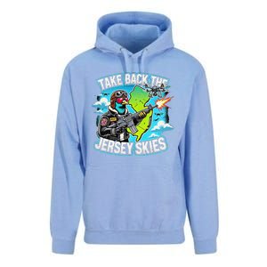 Take Back The Skies New Jersey Mystery Drones Unisex Surf Hoodie