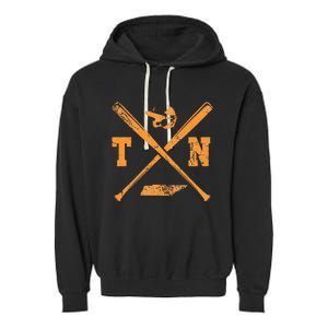 Tn Baseball Team Tennessee Player Garment-Dyed Fleece Hoodie