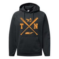 Tn Baseball Team Tennessee Player Performance Fleece Hoodie