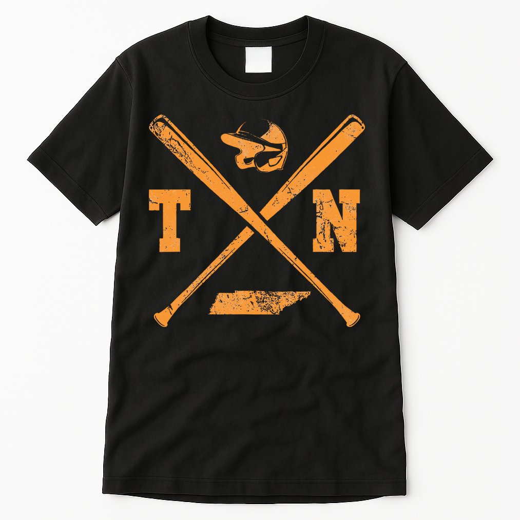 Tn Baseball Team Tennessee Player Tall T-Shirt