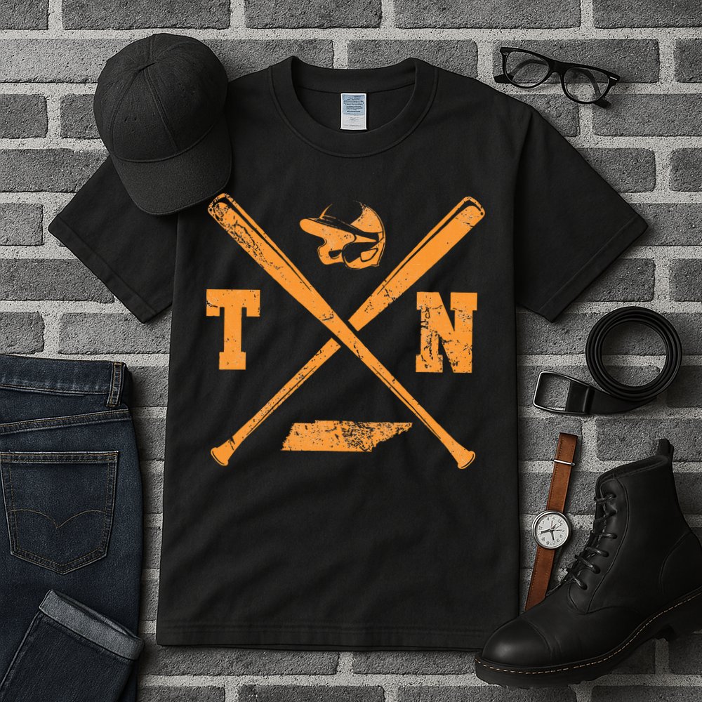 Tn Baseball Team Tennessee Player Tall T-Shirt