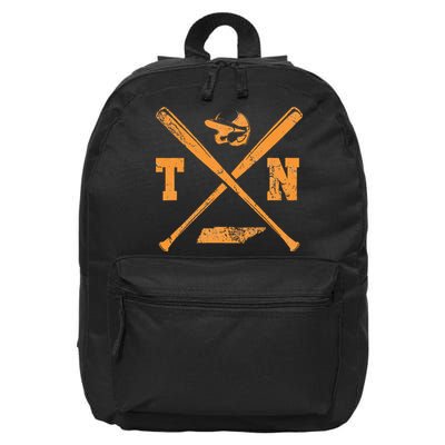 Tn Baseball Team Tennessee Player 16 in Basic Backpack
