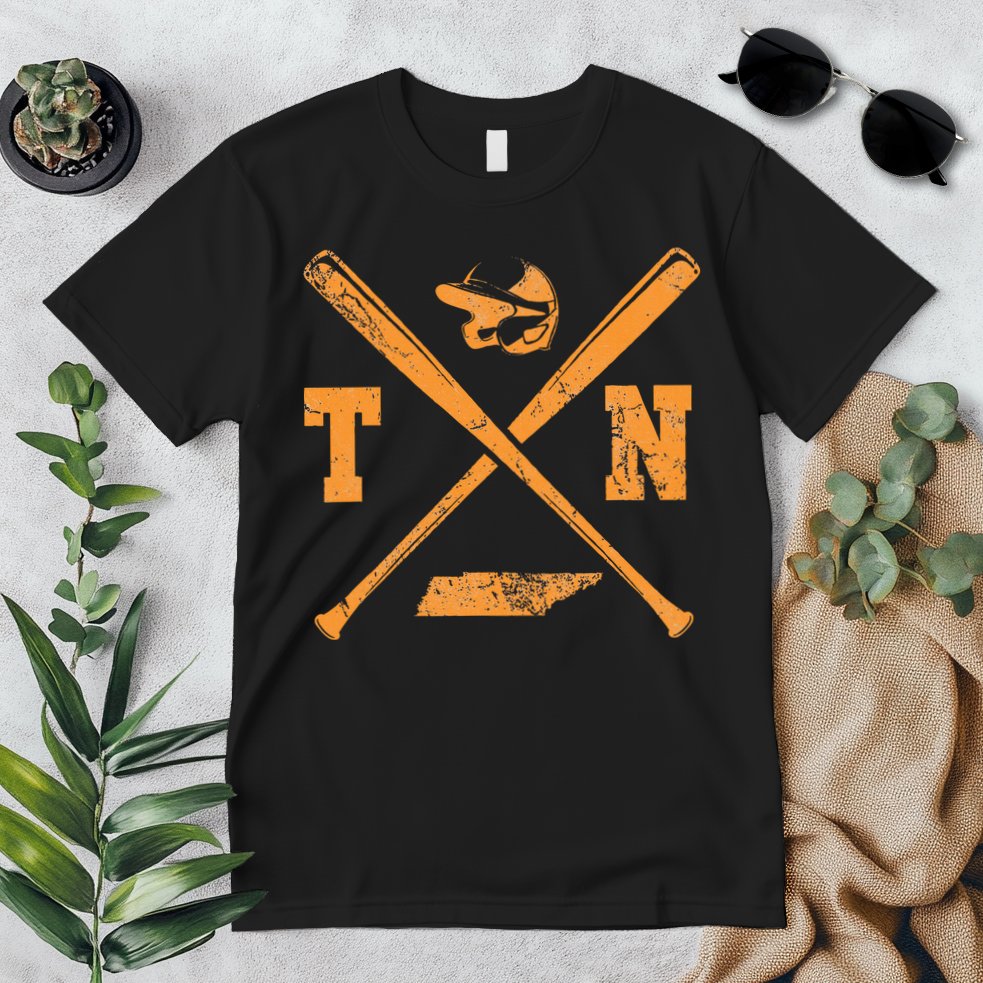 Tn Baseball Team Tennessee Player Premium T-Shirt