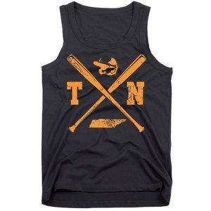 Tn Baseball Team Tennessee Player Tank Top