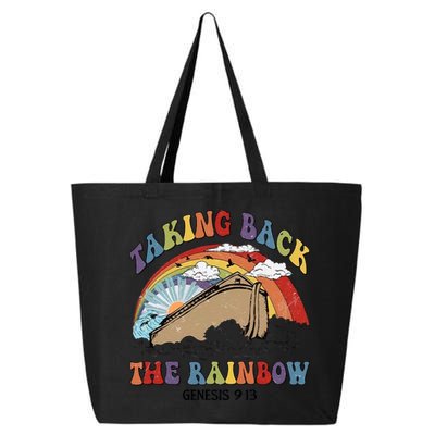 Taking Back The Rainbow Christian Jesus Rainbow Ship 25L Jumbo Tote