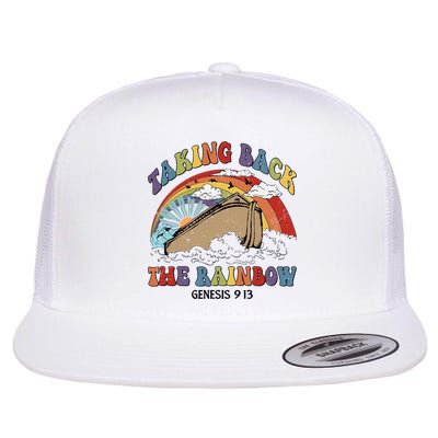 Taking Back The Rainbow Christian Jesus Rainbow Ship Flatbill Hat