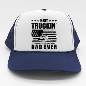 Trucker Best Truckin Dad Ever Driver Gift Trucker Hat