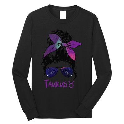 Taurus Birthday Taurus woman Zodiac Constellation Long Sleeve Shirt