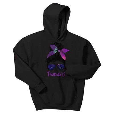 Taurus Birthday Taurus woman Zodiac Constellation Kids Hoodie