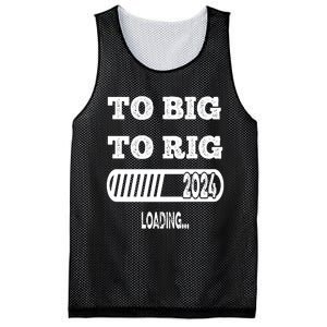 To Big To Rig 2024 Fanny Trump Quote Premium Mesh Reversible Basketball Jersey Tank