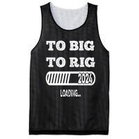 To Big To Rig 2024 Fanny Trump Quote Premium Mesh Reversible Basketball Jersey Tank