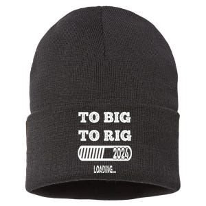 To Big To Rig 2024 Fanny Trump Quote Premium Sustainable Knit Beanie