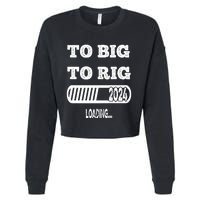 To Big To Rig 2024 Fanny Trump Quote Premium Cropped Pullover Crew