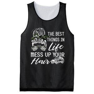 The Best Things In Life Mess Up Your Hair Mesh Reversible Basketball Jersey Tank