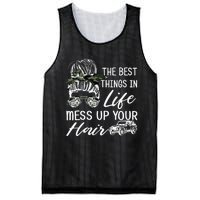 The Best Things In Life Mess Up Your Hair Mesh Reversible Basketball Jersey Tank