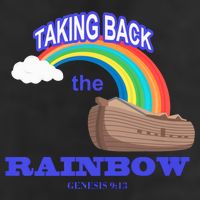 Taking Back The Rainbow Christian Jesus Rainbow Ship Cool Comfort Performance Bucket Hat