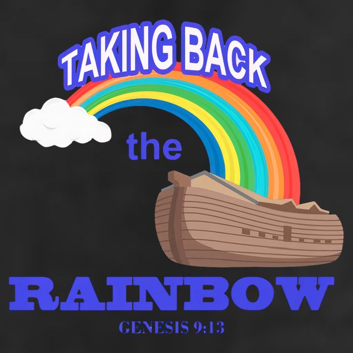 Taking Back The Rainbow Christian Jesus Rainbow Ship Cool Comfort Performance Bucket Hat