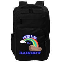 Taking Back The Rainbow Christian Jesus Rainbow Ship Impact Tech Backpack