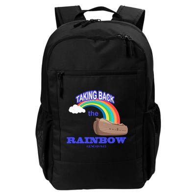Taking Back The Rainbow Christian Jesus Rainbow Ship Backpack