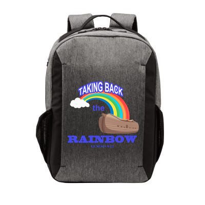 Taking Back The Rainbow Christian Jesus Rainbow Ship Vector Backpack