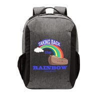 Taking Back The Rainbow Christian Jesus Rainbow Ship Vector Backpack
