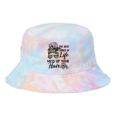 The Best Things In Life Mess Up Your Hair Sxs Utv Tie Dye Newport Bucket Hat