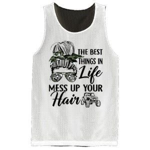 The Best Things In Life Mess Up Your Hair Sxs Utv Mesh Reversible Basketball Jersey Tank