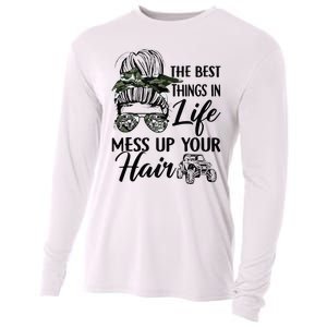 The Best Things In Life Mess Up Your Hair Sxs Utv Cooling Performance Long Sleeve Crew