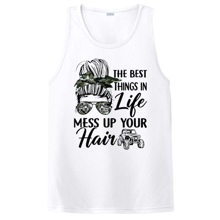 The Best Things In Life Mess Up Your Hair Sxs Utv PosiCharge Competitor Tank